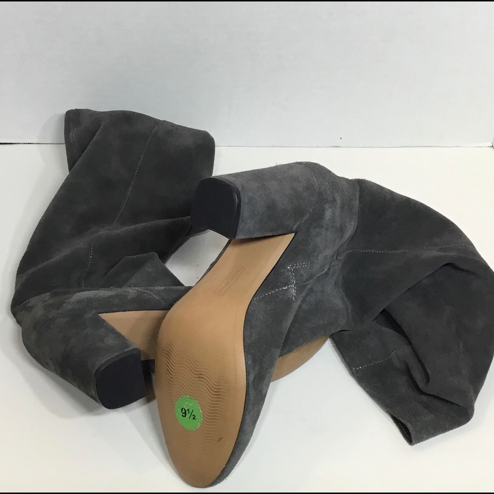 Steven by Steven Madden Tarayn Grey Boots Sz 9.5 - Picture 6 of 8